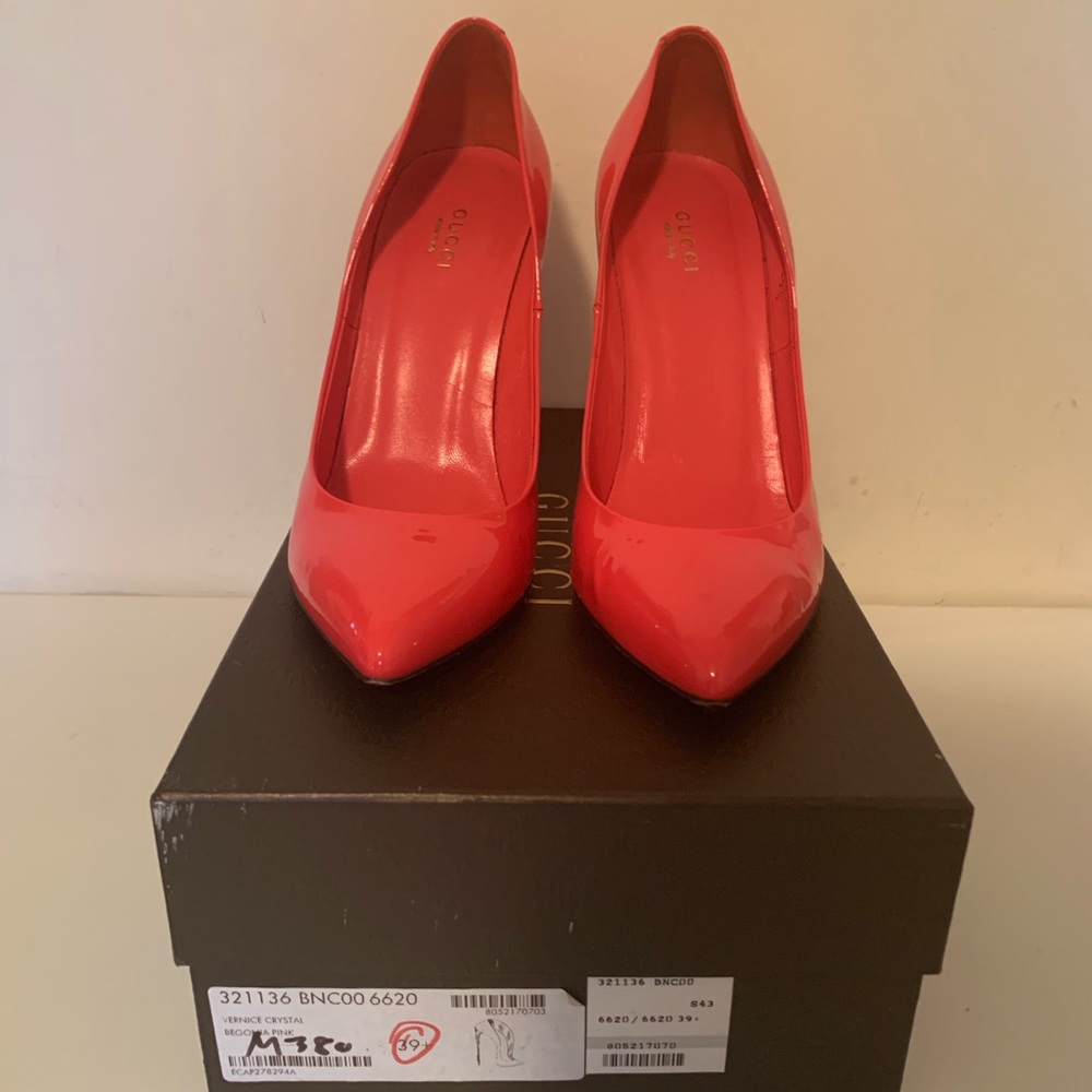 Gucci coral pump size 39.5